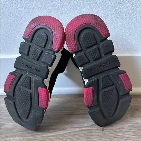 *AUTHENTIC* BALENCIAGA - Speed Knit Sneaker - Black/pink - Women’s US 6 / EU 36 - Picture 12 of 12